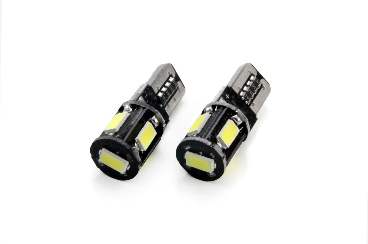 T10 - 5730 - Canbus - 5 LED - 12 volt - 2 stuks T10 - 5730 - Canbus - 5 LED - 12 volt - 2 stuks
